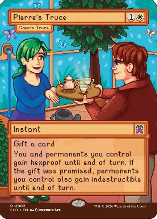 Pierre's Truce - Dawn's Truce (SLD-2803) - Secret Lair Drop Series