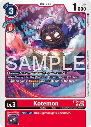 Kotemon (BT26-008) - Timeless Bonds