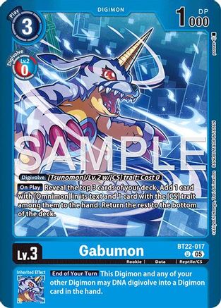 Gabumon (BT22-017) - Limited Card Pack -Final Crest- Foil