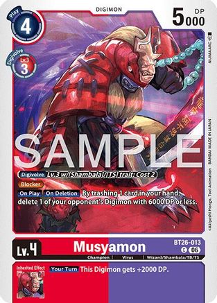 Musyamon (BT26-013) - Timeless Bonds