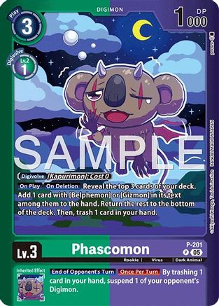 Phascomon (P-201) - Limited Card Pack -Final Crest- Foil