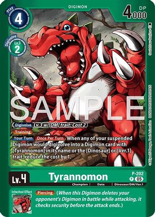 Tyrannomon (P-202) - Limited Card Pack -Final Crest- Foil