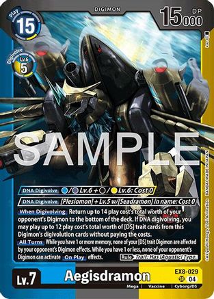 Aegisdramon (EX8-029) - Limited Card Pack -Final Crest- Foil