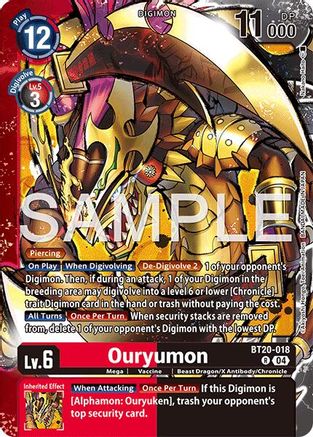 Ouryumon (BT20-018) - Limited Card Pack -Final Crest- Foil