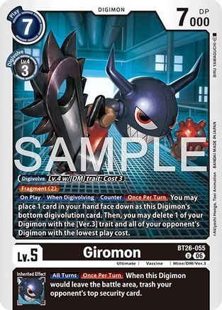 Giromon (BT26-055) - Timeless Bonds