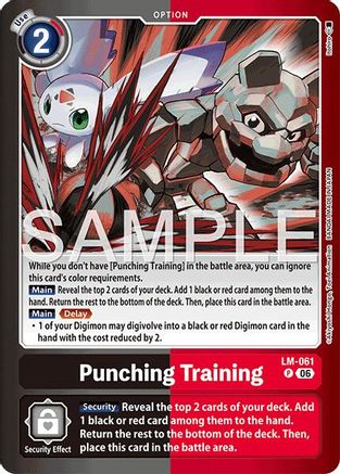 Punching Training (LM-061) - Limited Card Pack -Final Crest- Foil