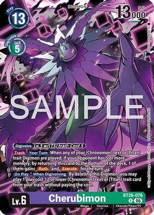 Cherubimon (BT26-078) - Timeless Bonds Foil