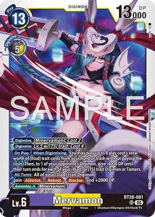Mervamon (BT26-081) - Timeless Bonds Foil