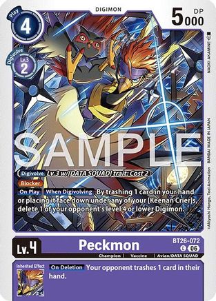 Peckmon (BT26-072) - Timeless Bonds