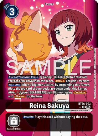 Reina Sakuya (Alternate Art) (BT26-093) - Timeless Bonds Foil