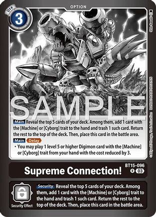 Supreme Connection! (BT15-096) - Limited Card Pack -Final Crest- Foil
