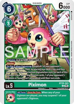 Piximon (BT26-043) - Timeless Bonds