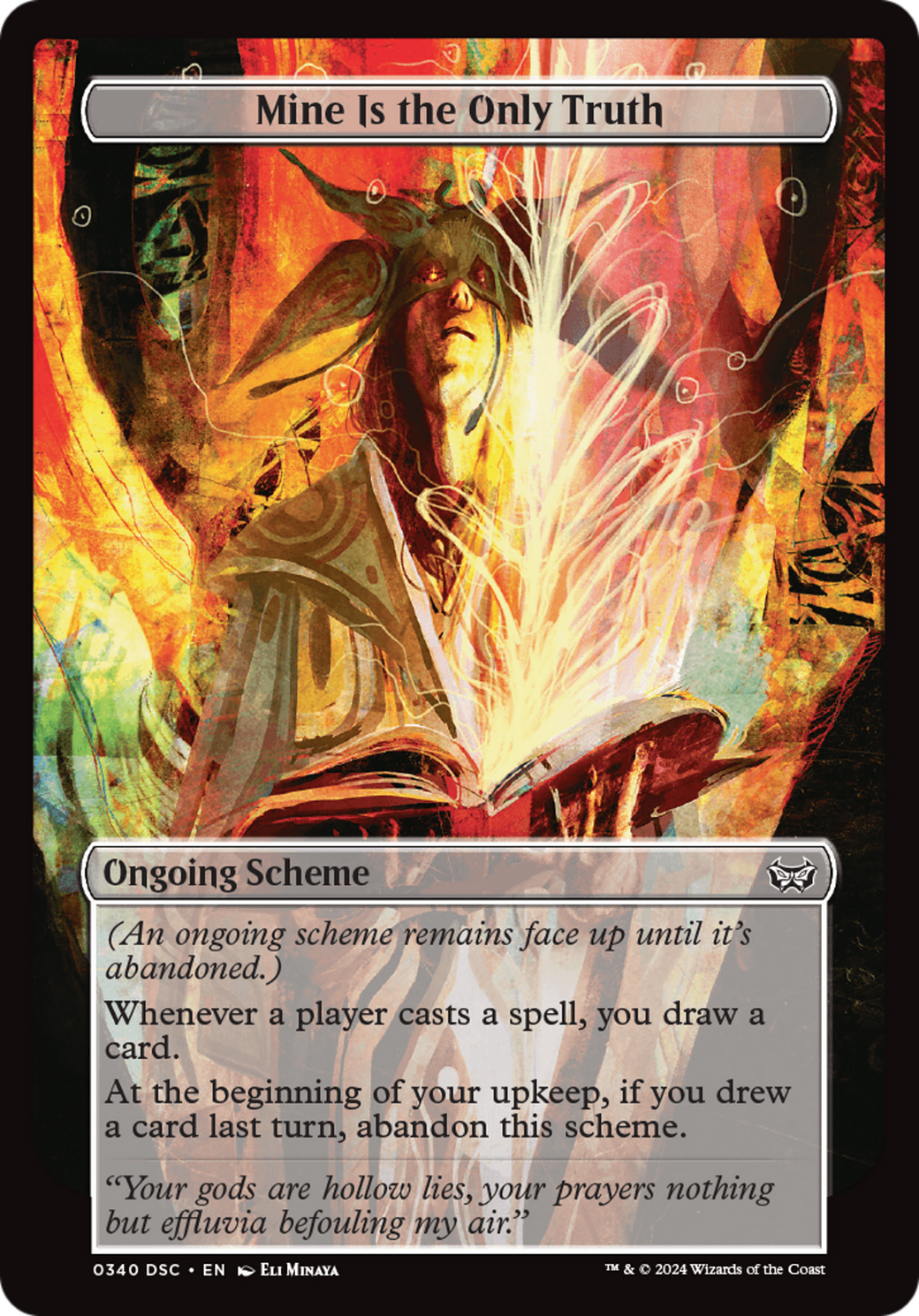 Mine Is the Only Truth (A:DSC-340) - Duskmourn: House of Horror Commander