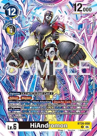 HiAndromon (BT26-058) - Timeless Bonds Foil