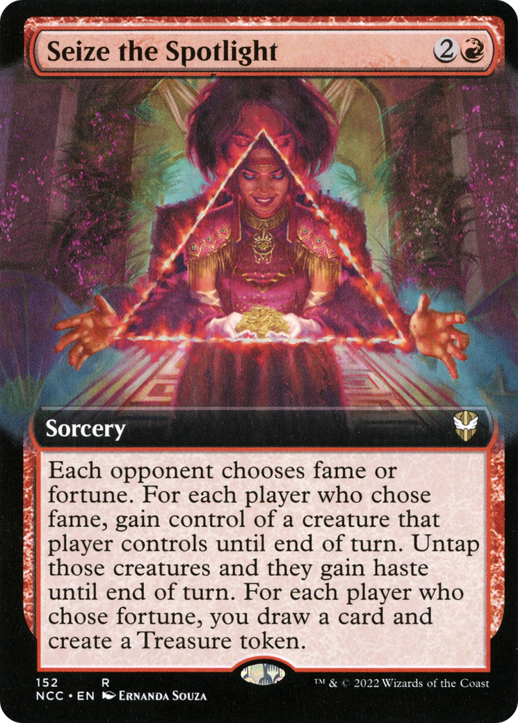 Seize the Spotlight (Extended Art) (NCC-152) - New Capenna Commander: (Extended Art)