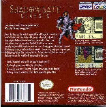 Shadowgate Classic - Game Boy Color (GBC)