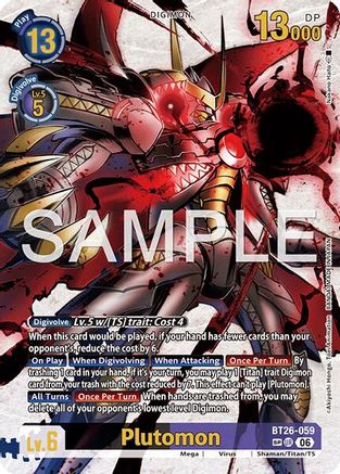 Plutomon (SP) (BT26-059) - Timeless Bonds Foil