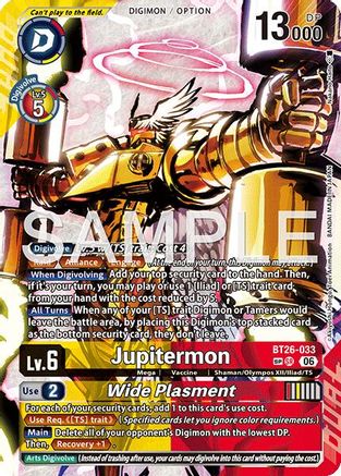 Jupitermon // Wide Plasment (SP) (BT26-033) - Timeless Bonds Foil