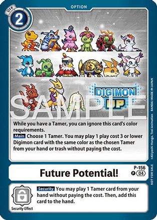 Future Potential! (DIGIMON UP July 2026 Giveaway) (P-156) - Digimon Promotion Cards Foil