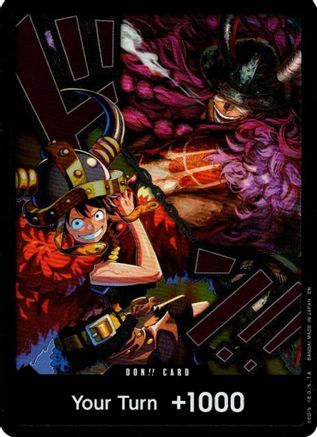 DON!! Card (Alternate Art) (Luffy and Loki) - The World's Strongest Warriors