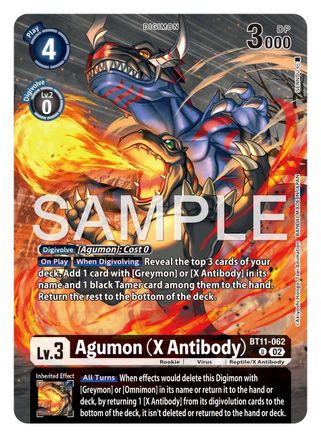 Agumon (X Antibody) (Tamer's Selection Box Ver. X Antibody) (BT11-062) - Digimon Promotion Cards Foil