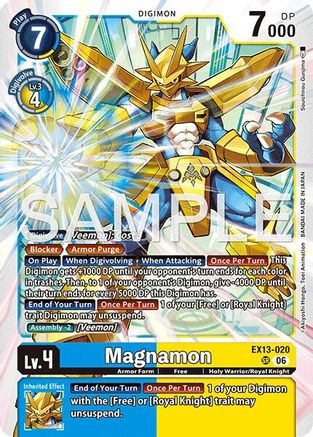 Magnamon (EX13-020) - Chivalrous XIII Foil