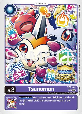 Tsunomon (World Championship 26-27 Store Championships Season 2 Top 16) (ST21-01) - Starter Deck 21: Hero of Hope Foil
