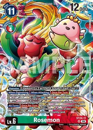Rosemon (Timeless Bonds Release Event Participant) (ST24-11) - Timeless Bonds Release Event Cards