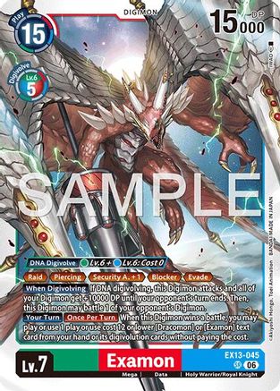 Examon (EX13-045) - Chivalrous XIII Foil