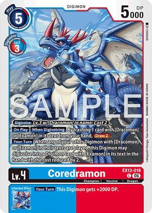 Coredramon - EX13-018 (EX13-018) - Chivalrous XIII