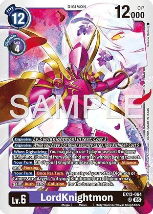 LordKnightmon (EX13-064) - Chivalrous XIII Foil