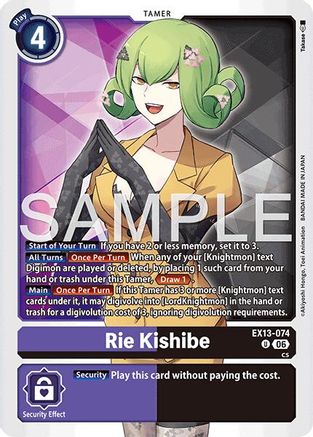 Rie Kishibe (EX13-074) - Chivalrous XIII