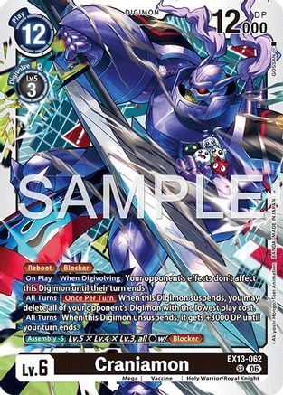 Craniamon (EX13-062) - Chivalrous XIII Foil
