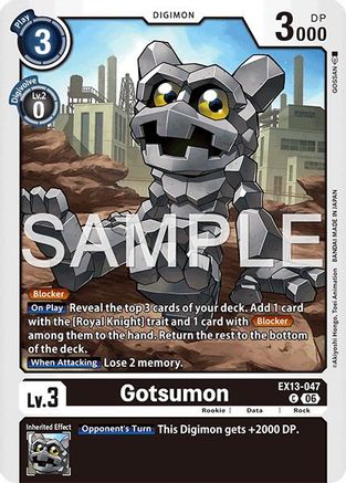 Gotsumon (EX13-047) - Chivalrous XIII