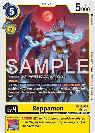 Reppamon (EX13-030) - Chivalrous XIII