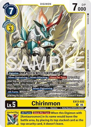 Chirinmon (EX13-032) - Chivalrous XIII Foil