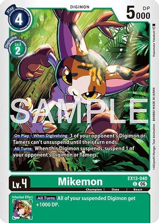 Mikemon (EX13-040) - Chivalrous XIII