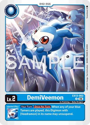 DemiVeemon (EX13-002) - Chivalrous XIII