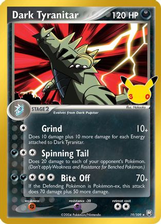 Dark Tyranitar 019  - Holofoil ME 30th Celebration Classic Collection - Classic Collection