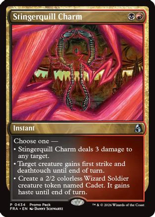 Stingerquill Charm (PPFRA-434) - Promo Pack: Reality Fracture Foil
