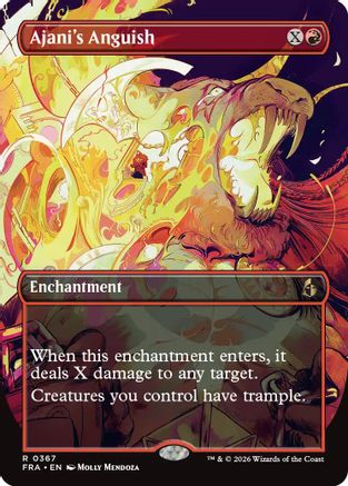 Ajani's Anguish (Borderless) (FRA-367) - Reality Fracture