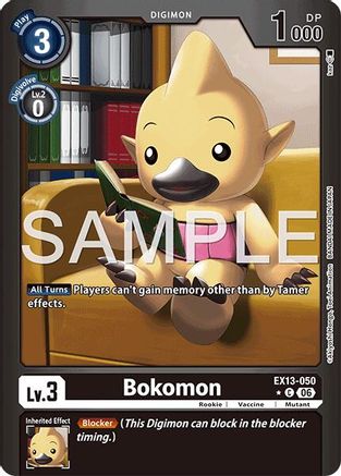 Bokomon (Limited Foil) (EX13-050) - Chivalrous XIII Foil