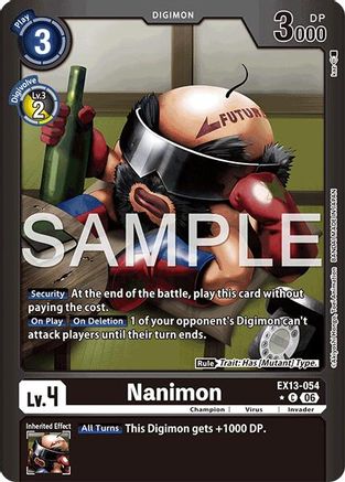 Nanimon (Limited Foil) (EX13-054) - Chivalrous XIII Foil