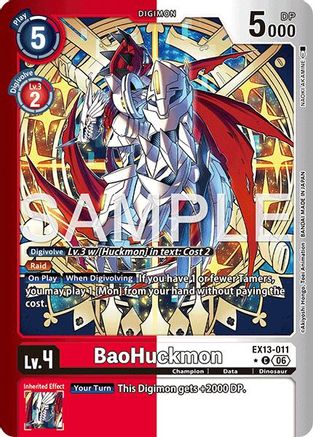 BaoHuckmon (Limited Foil) (EX13-011) - Chivalrous XIII Foil
