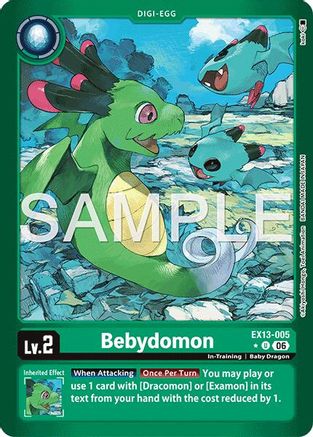 Bebydomon (Limited Foil) (EX13-005) - Chivalrous XIII Foil