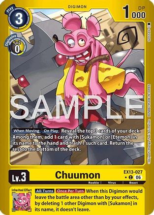 Chuumon (Limited Foil) (EX13-027) - Chivalrous XIII Foil