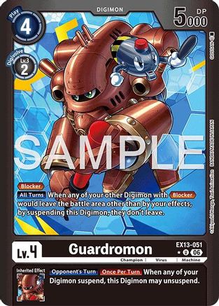 Guardromon (Limited Foil) (EX13-051) - Chivalrous XIII Foil