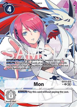 Mon (Alternate Art) (EX13-075) - Chivalrous XIII Foil