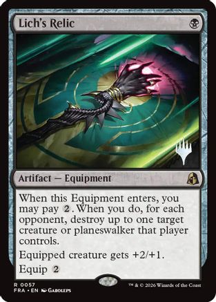 Lich's Relic (PPFRA-057) - Promo Pack: Reality Fracture Foil