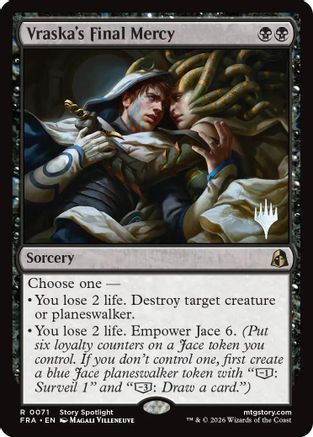 Vraska's Final Mercy (PPFRA-071) - Promo Pack: Reality Fracture Foil